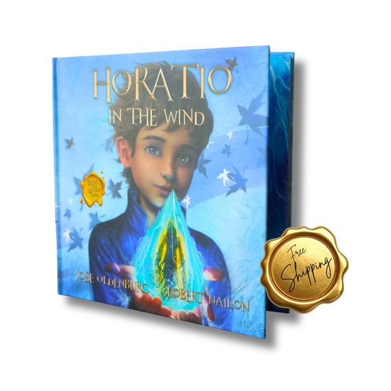 Horacio en el viento | Libro 1 | Libro familiar de tapa dura | 76 páginas ilustradas con estilo cinematográfico