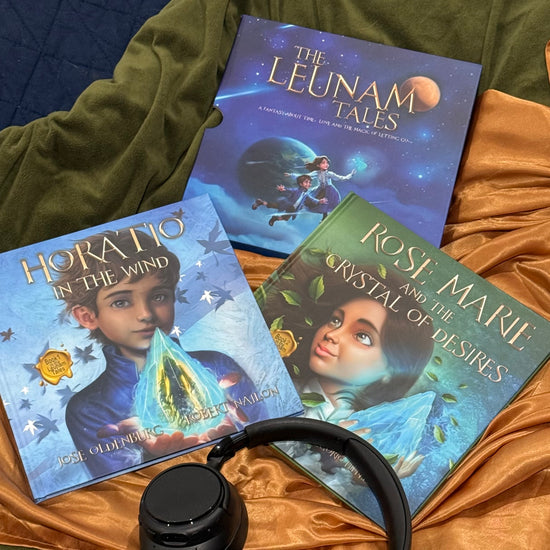 Paquete de experiencia audiovisual | En Inglés | Dos libros ilustrados inmersivos de tapa dura con audio sobre el tiempo y la pérdida | 164 páginas ilustradas con estilo cinematográfico