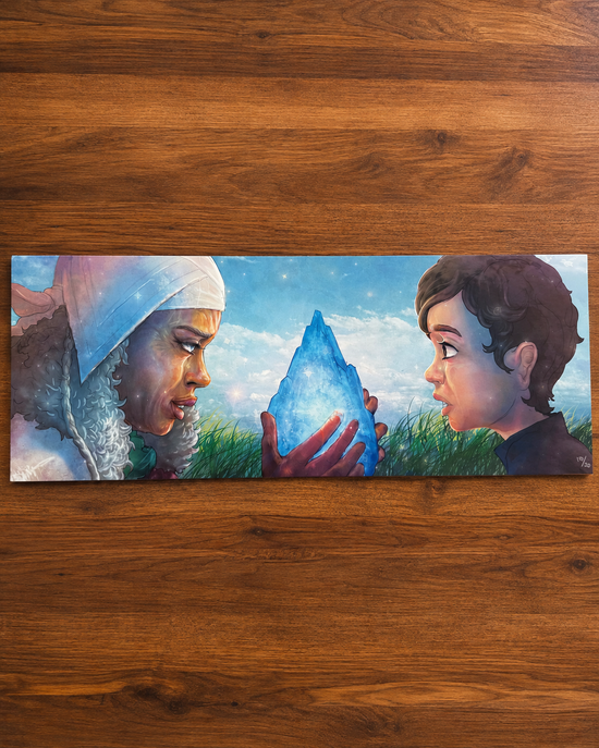 Impresión en aluminio firmada y numerada, de 8" x 20". Obra de arte para pared.